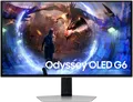 Samsung Odyssey OLED G6 S27DG600SU G60SD Series OLED-Monitor Gaming 67 cm 27" 2560 x 1440 QHD @ 360 Hz 250 cd/m² 1000000:1 HDR10+ 0,03 ms 2xHDMI DisplayPort Silber (LS27DG600SUXEN)