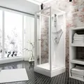 Schulte ExpressPlus 72H Juist U-Kabine Wellnesskabine Komplettdusche 80 x 80 cm / 210 cm - EP1916504 04 50