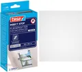 tesa Insektenschutz-Fensterrahmen Insect Stop Comfort Fliegengitter für Fenster - 1.2 m : 1.4 m, (Packung, 1-St., Fliegennetz, Klettband), Insektenschutzgitter für Dachfenster - individuell zuschneidbar -weiß