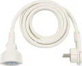 Brennenstuhl Verl.-Kabel 3m H05VV-F3G1,5 ws. mit Flachstecker