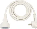 Brennenstuhl Verlängerungskabel 1168980230 | 3m | Flachstecker | Schutzkontakt | 3x1,5mm² | Kindersicherung | weiß