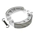 SET Sportbremsbacken ø124 mm mit angegossener Stahlauflage + Bremsbackenfeder +