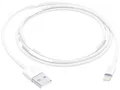 Apple USB-Kabel USB 2.0 USB-A Stecker, Lightning Stecker 1.00m Weiß MUQW3ZM/A