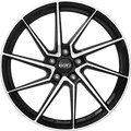 Dotz Spa black matt 8x18 ET40 - LK5/114.3 ML71.6 Alufelge schwarz
