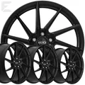 4x 18 Zoll Alufelgen für Toyota Prius+ / Dotz Spa black 8x18 ET40 (B-DD08916)