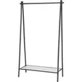 Songmics Kleiderständer 33,5 cm x 92,5 cm x 153 cm Mattschwarz