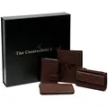 The Chesterfield Brand Kreditkartenetui 4-teiliges Geschenkset Leder 7 cm  braun