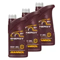 3x1 Liter MANNOL Energy 5W-30 Motoröl 7511 API SN/CH-4 ACEA A3/B4 Synthetic