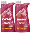 2x1 Liter 5W-30 Motoröl MANNOL Energy 5W30 VW 502.00 505.00 A3 B4 MB 229.3