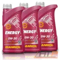 MANNOL 3x 1 L LITER ENERGY 5W-30 MOTOR-ÖL MOTOREN-ÖL