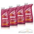 MANNOL 4x 1 L LITER ENERGY 5W-30 MOTOR-ÖL MOTOREN-ÖL 50048319