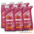 MANNOL 6x 1 L LITER ENERGY 5W-30 MOTOR-ÖL MOTOREN-ÖL