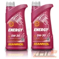 MANNOL 2x 1 L LITER ENERGY 5W-30 MOTOR-ÖL MOTOREN-ÖL
