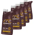 5x 1L MANNOL ENERGY 5W30 MOTORÖL passend für VW 502.00 BMW LL98 RENAULT RN0710