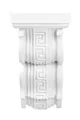 Hexim Perfect Wanddekoobjekt C2005 (Stuckkonsole - große Auswahl 67x35 mm Wandkonsole Polyurethan - Antike Wanddeko im Barock- & Jugendstil aus vorgrundiertem, schlagfestem Polyurethan