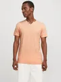 Jack & Jones T-Shirt JJESPLIT NECK TEE SS NOOS mit V-Ausschnitt