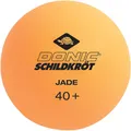 DONIC SCHILDKRÖT Donic-Schildkröt Tischtennisball Jade, Poly 40+ Qualität, 6 Stk. im Blister, orange