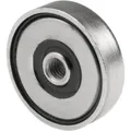 SUPERMAGNETE Topfmagnet mit Innengewinde M5 Ø 25 mm,