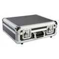 Music Store DJE0003665-000 Plattenspieler Case TT, Robustes Wasserabweisendes Aluminium, Schwarz, Butterfly-Schlösser, Schaumstoffpolsterung, Ideal für DJ Sets & Transport, 540x230x540mm