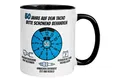 Momentals Tasse 50. Geburtstag Mann – „50 Jahre auf dem Tacho - Schonend Behandeln“, Gratis Versand · Links-&Rechtshänder · Spülmaschinenfest