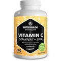 Vitamin C gepuffert 1000mg hochdosiert + Zink Tabletten
