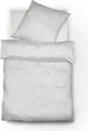 Fleuresse Jacquard Leinen-Bettwäsche Provence Prestige, silber