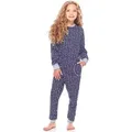 Merry Style Schlafanzug Mädchen Schlafanzug Jumpsuit MS10-186 blau 110-116