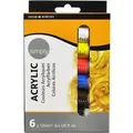 Simply Aluminium  Acryl-Tuben 6er-Set je 12ml