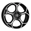 ALUFELGE MAK MONZA FUR CITROEN - DS DS4 7.5X18 5X108 BLACK MIRROR 26W