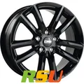CMS C27 complete black gloss 6.5x16" ET47 LK5 100 ML 57.1 Alufelgen 16 Zoll