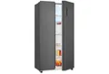 exquisit Side-by-Side SBS546-040D, 177 cm hoch, 91 cm breit, No Frost, Temperaturanzeige, Temperaturregelung, Innenbeleuchtung