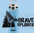 SIGG WMB One Trinkflasche mit Motiv, 600ml, Adler