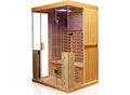 Dewello® Infrarotkabine Infrarotsauna KINGSTON 130cm x 105cm inkl. 4 Vollspektrumstrahler, 2 Karbonstrahler, 2 Personen