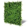 JANGAL Modular Wall Flora Paneel (52x52 cm), Modulares Wandpaneel, mit recyceltem PET-Filz, zum Kleben oder Schrauben, Wandverkleidung, Wand Deko, Florawand (Mixed Green Design Buxus)