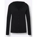 heine Strickjacke Cardigan Langarm Feinstrick schwarz 38