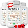 NEPTUNE Krillöl Softgel Kapseln I Omega 3, 6, 9, Astaxanthin, Vitamin E, Choline & Phospholipide I 270 Stk. von Moriveda
