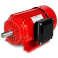 EBERTH Elektromotor 400V mit 2,2 kW Leistung, Drehstrommotor aus Aluminium, 3-Phasen, Drehzahl 2840 U/min., Stromstärke 4,8 A, Leistungsfaktor 0,95, Asynchronmotor für Einsatz in Industrie, 27 kg
