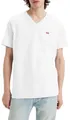 Levi's Herren Original Housemark V-Neck T-Shirt, White, XXL