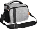 FOSOTO Kameratasche Schultertasche für SLR-Kamera und Zubehör Kompatibel mit N