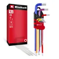 Original Einhell Innensechskantschlüssel-Set 9-tlg. (S2-Stahl, Kugelkopf, doppel
