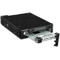 ICY DOCK ToughArmor MB092VK-B - Wechselrahmen für 2X PCIe 4.0 64Gbps U.2 / U.3 NVMe SSDs in 1x 3,5 Zoll Schacht Schwarz Vollmetall