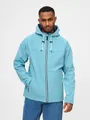 Derbe Regenjacke in Hellblau, Größe XL, Blau, Herren