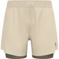 Odlo Zeroweight 5in 2in1 Laufshorts Herren-grau, Größe XL (auch verfügbar in S, M, L, XXL)