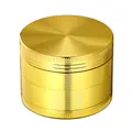LIHAO Pollen Grinder Crusher für Spice,Kräuter,Gewürze,Herb,Kaffee 4-teiliges Set mit Pollen Scraper (Golden)