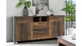 Sideboard 1 Clif Kommode Anrichte Schrank old wood vintage und Beton dunkelgrau