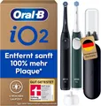 Oral-B iO Series 2 Elektrische Zahnbürsten Duo 2 Aufsteckbürsten Reise-Etui