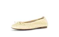 Gabor Damen Klassische Ballerinas, Frauen Flats,Ballerina-Schuhe,Ballett-Schuhe,Ballet-Flats,flach,Ausgehschuhe,Abendschuhe,Yellow,40 EU / 6.5 UK
