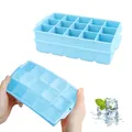 Eiswürfelform 2 Stück 30 Fach Silikon Eiswürfelschale Große Quadratische Eisw...