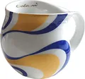 Colani Tasse Porzellan Kaffeetasse Becher Cappuccinotasse Kaffeebecher „gold&color“ Wave gold & blue 260 ml