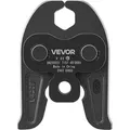 VEVOR V22 Pressbacke, 22 mm Presszange für V-Typ Edelstahlrohre, Crimpbacken aus Stahl, kompatibel mit Standard-Presswerkzeugen, ideal für Heizungs-, Lüftungs- und Klimasysteme, Gasleitungen
